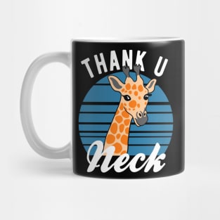 Giraffe - Thank U Neck Mug